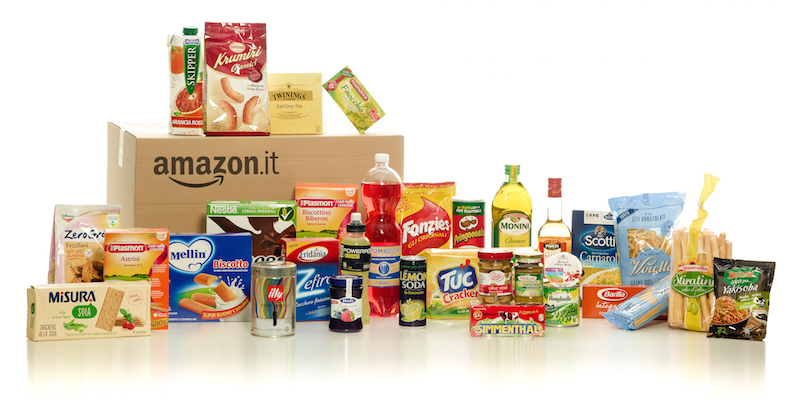 Alimentari e casa, ora la spesa si fa anche su Amazon